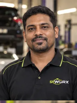 Team profile placeholder in a SHWURX uniform